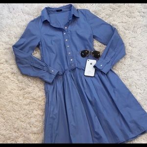 J crew boyfriend button down dress